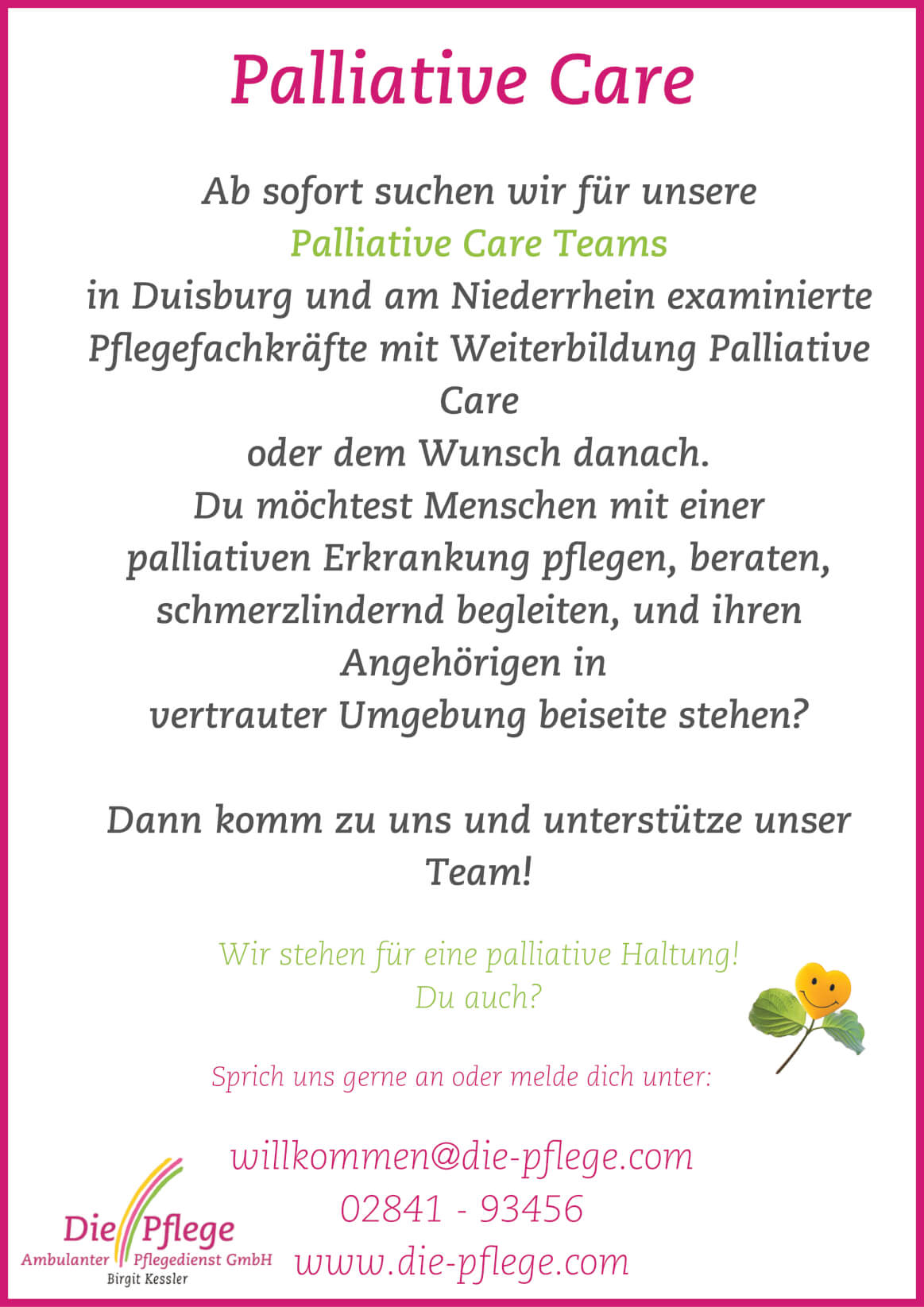 Stellenangebot